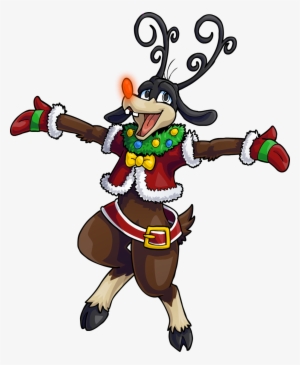 Goofy Christmas Clipart At Getdrawings - Reindeer Goofy Kingdom Hearts