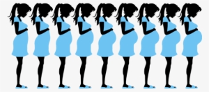 Body Of An Expectant Mother Remains Ignorant Of The - Pregnant Woman Silhouette Clip Art