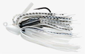 Booyah Boo Jig - White And Red Bass Jig