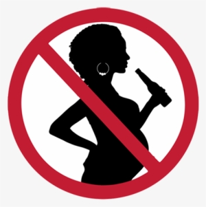 The Consumption Of Alcohol During Pregnancy, Even High - Pregnant Don T Drink Symbol