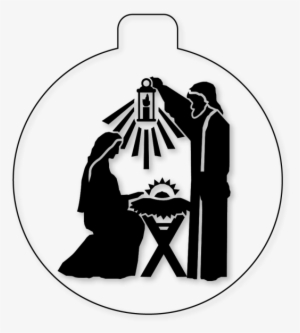 Nativity Glass Ball Holy Family - Christmas Day