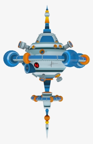 Crash Bandicoot The Wrath Of Cortex Space Station - Crash Bandicoot Cortex Toy