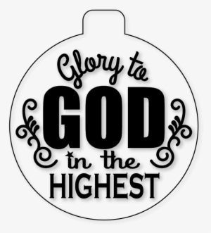 Nativity Glass Ball Glory To God - National Ghost Hunting Day