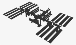 Open - International Space Station Vector