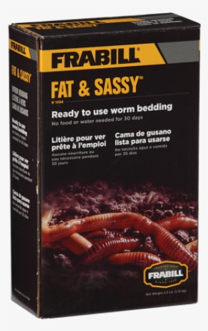 Fat N Sassy Pre-mixed Worm Bedding - Frabill Fat And Sassy Worm Bedding 810663 Frabill