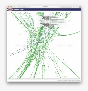 Hover Over Diagram To Freeze Animation, Highlight Nearest - Devops Traffic Visualisation