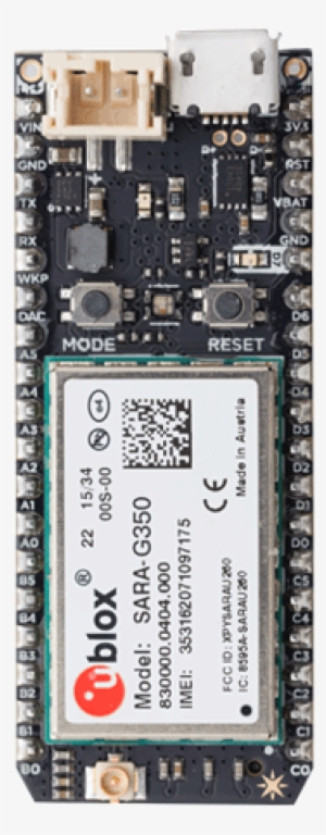 The Electron Uses The U Blox Sara G350 To Connect To - Particle Electron