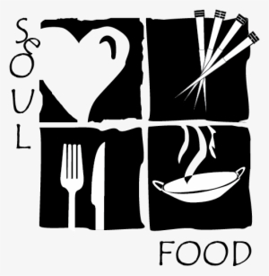 Soul Food Clipart Image Download - Soul Food Black And White