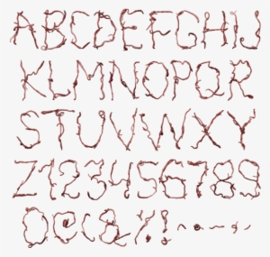 Worm Your Way Into Unusual Typography - Letters Made Of Worms
