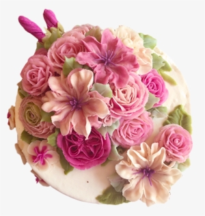 Cake11 - Cake And Flower Png