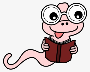 Worm Clipart Transparent - Reading Transparent Background
