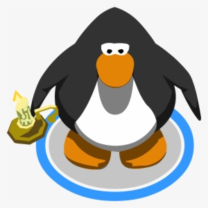Creepy Candle In-game - Red Penguin Club Penguin
