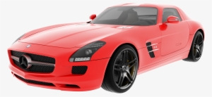 Mercedes Benz Sls Amg 2011 Side Clipart Png - Sls Mercedes Red Png