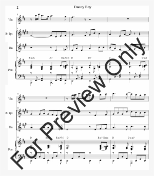 Danny Boy Thumbnail - French Horn And Trumpet Danny Boy Duets