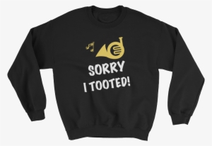 French Horn Sweatshirt - Bae Black And Educated