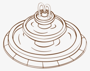 Drinking Fountains Drawing Computer Icons Coloring - Fountain Clip Art