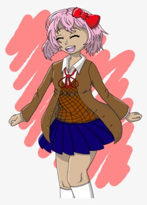 Sayori From Doki Doki Literature Club - Cartoon
