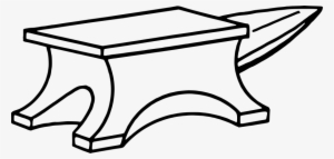 Medium Image - Black And White Drawing Anvil