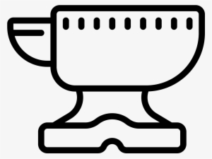 The Anvil Has A Metal Base At - Steel