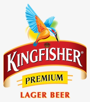 Kingfisher India Logo Design Png Transparent Images - Kingfisher Beer