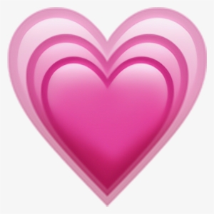 Emoji Png Pngs Pngtumblr Heart Adesivosfreetoedit - Ios Heart Emoji Png