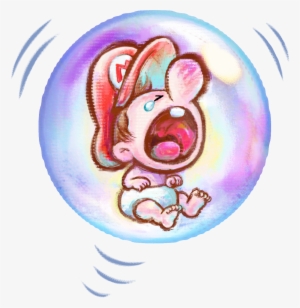 Baby Mario Crying - Baby Mario In Bubble