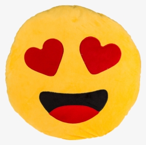Plush Pillow Emoji Heart - Polštářek Emoji