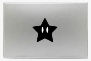 Super Mario Star Decal Sticker For Macbook Pro/air - Emblem
