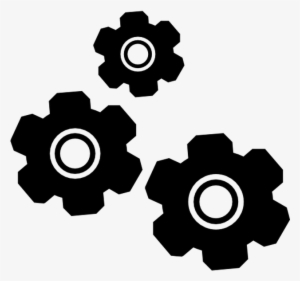 Settings Three Gears Interface Symbol Free Vector Icon - Icon