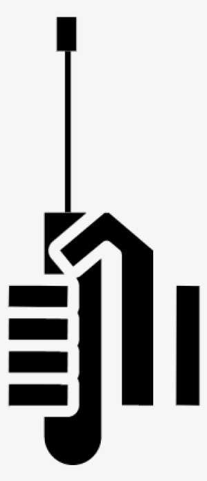 Screwdriver In A Hand Vector - Screwdriver Logo