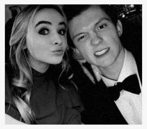 I'm Crying, They Are So Cute - Tom Holland And Sabrina Carpenter