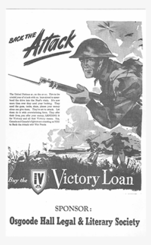 Image Of The Back Page Of Obiter Dicta, April - Victory