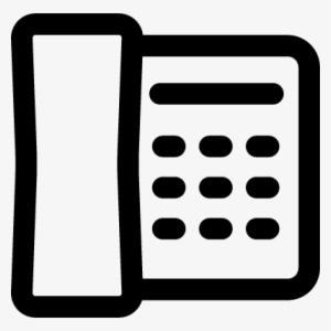 Home Telephone Top View Vector - Telephone Home Icon