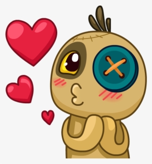 Voodoo Doll Chumbo Messages Sticker-1 - Tlgrm Ru Woodoo Doll