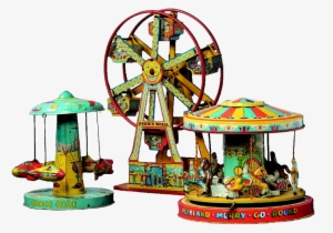 Planes, Ferris Wheel, And Merry Go Round - Carousel