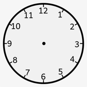 Clock With No Hands - 600x600 PNG Download - PNGkit