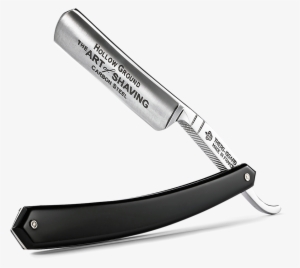 Black Blade Straight Razor The Art Of Shaving Png Straight - Straight Razor