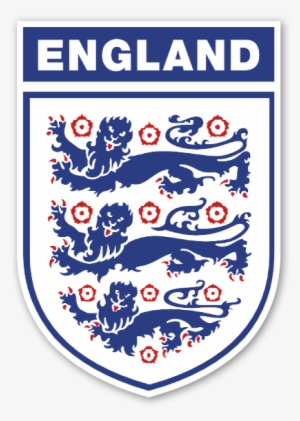 English Crest Sticker - England 3 Lions Flag