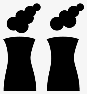 Factory Towers Spreading Smoke Vector - Smog Dibujos Png