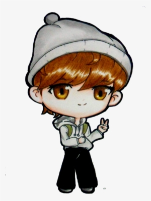 Luhan Chibi Exo By Dlynnchan On Deviantart Image Black
