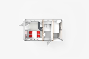 Area And Comfortably Accommodates Up To 4 People - Architecture