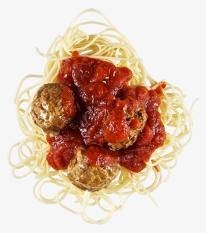 2001 Study Found That People Who Avoided Meat Were - Spaghetti Top View Transparent