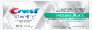 Crest 3d White Brilliance Teeth Whitening Toothpaste