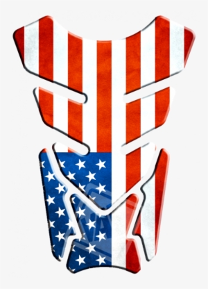 Adesivo Protetor De Tanque Bandeira Estados Unidos - Adesivos De Bandeiras No Paralama De Moto