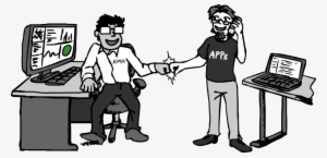 Admin App Fist Bump - Cartoon For Database