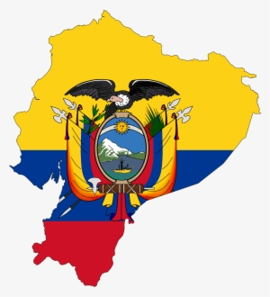 Ecuador Flag Map