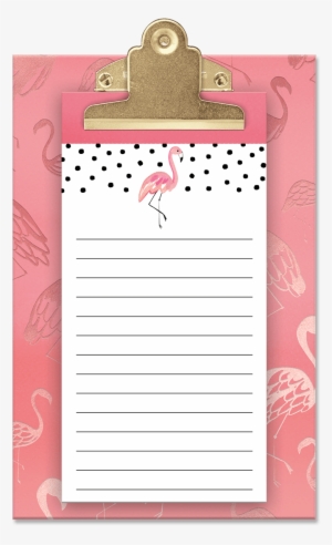 Pink Flamingo Clipboard Set - Baggage