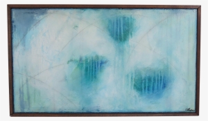 Cloud Atlas, Original Framed Oil Pastel By C - Drawing