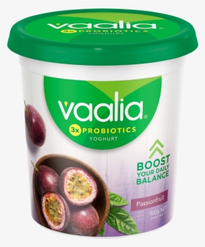 Vaalia Low Fat Passionfruit 900g - Vaalia Vanilla Low Fat Yogurt
