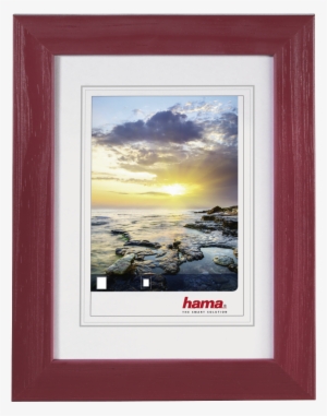 "bahia" Wooden Frame, Garnet Red, 13 X 18 Cm - Holzrahmen Bahia, Wenge, 13 X 18 Cm